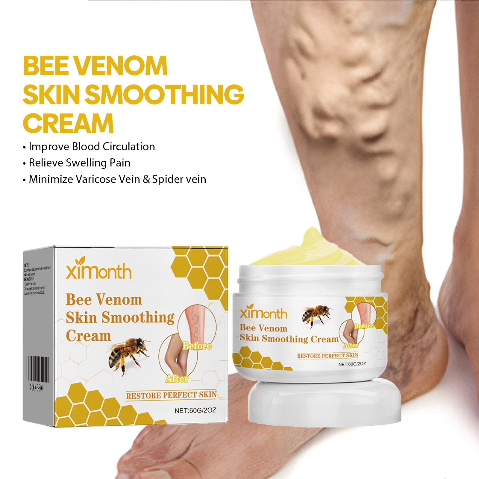 Ximonth Bee Venom Leg Care Cream